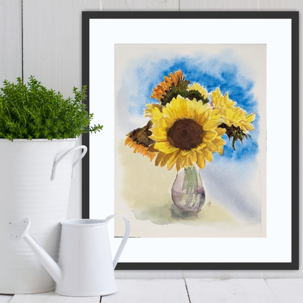 Art Print of Watercolour Painting